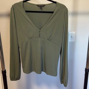 Green blouse
